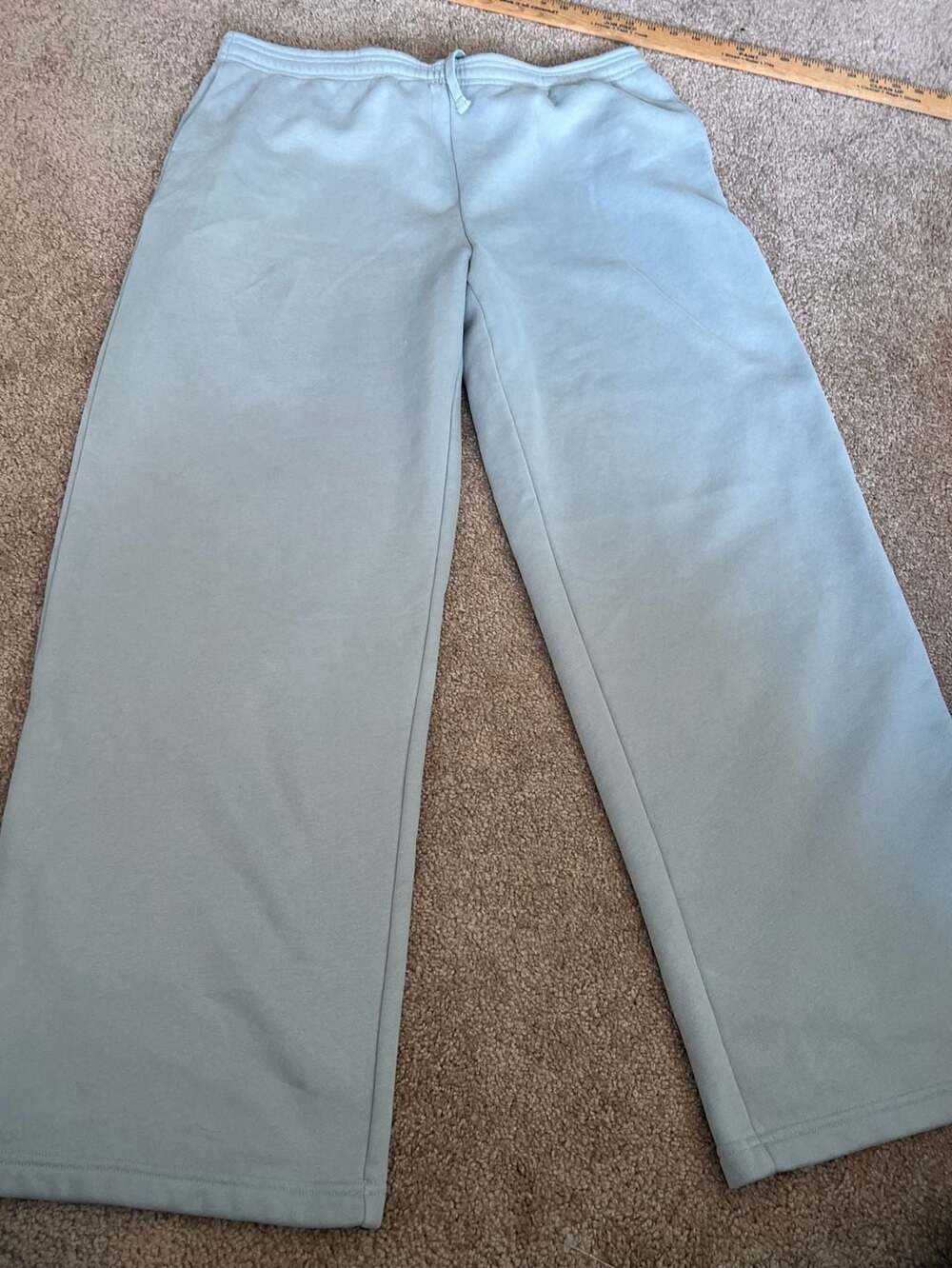 Vuori Restore Ultra Wideleg Sweatpant Size XL Blue Haze
